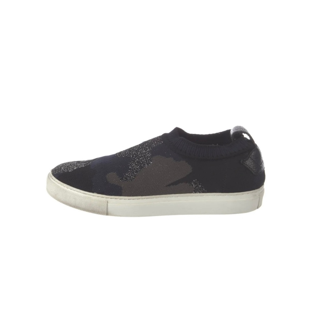 ZADIG & VOLTAIRE GLITTER CAMO SNEAKERS